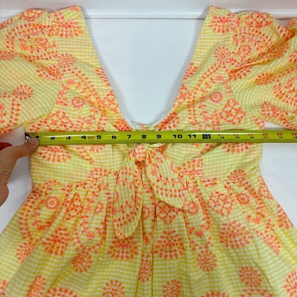 Lilly Pulitzer Sarafina Eyelet Babydoll Dress Size 2 - Picture 9 of 11